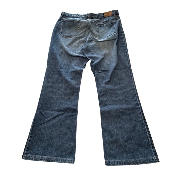 Lauren Jeans Co Ralph Lauren Womens Studded Flare Denim Jeans Size 14 (36x28) - Picture 2 of 13